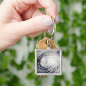 太平洋中部の熱帯性風雨 キーホルダー (手)