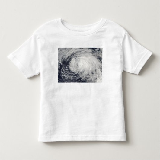 太平洋中部の熱帯性風雨 トドラーTシャツ (正面)