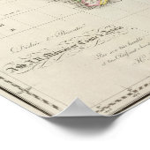 太平洋北アメリカの地図 ポスター (角)