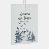 太平洋北西ロッキー結婚山脈 ガラスオーナメント (正面右)