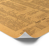 太平洋北西地図サーモン運河 ポスター (角)