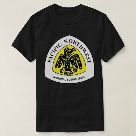 太平洋北西歩道 Tシャツ (デザイン正面)