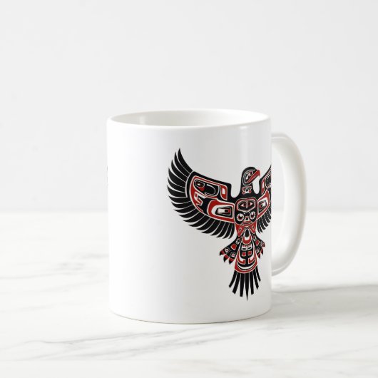 太平洋北西部の先住民ハイダ コーヒーマグカップ (正面右)