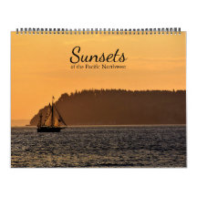 太平洋北西部の夕日