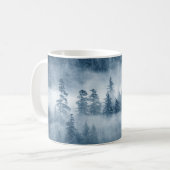 太平洋北西部の熱帯雨林の雲 コーヒーマグカップ (正面左)