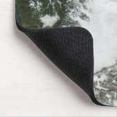 太平洋北西部の霧と雪 マウスパッド (コーナー)