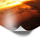 太平洋北西部の8X10サンライズフォグ フォトプリント (角)