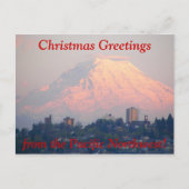 太平洋北西部山脈のクリスマス シーズンポストカード (正面)