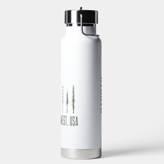 太平洋北西部（カスタマイズ可能） ウォーターボトル (左面)