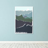 太平洋北西部 キャンバスプリント (インサイチュ (ウッドフロア))