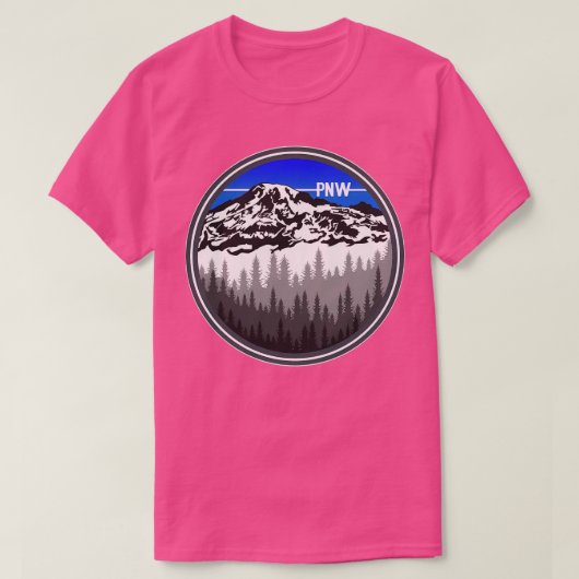 太平洋北西部 Tシャツ (デザイン正面)