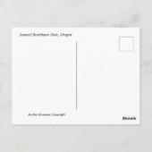 太平洋北西風景葉書 ポストカード (裏面)