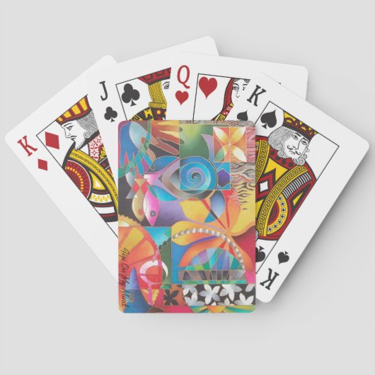 太平洋午後 トランプ (裏面)