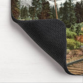 太平洋南Mt. Shastaの1912年のヴィンテージ マウスパッド (コーナー)