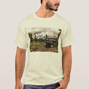 太平洋南Mt. Shastaの1912年のヴィンテージ Tシャツ