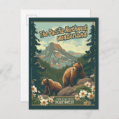 太平洋威厳のある北西部 ポストカード (正面/裏面)