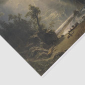 太平洋岸のアルバート・ビアシュタット・プジェット湾 薄葉紙 (詳細)