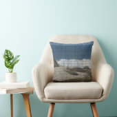 太平洋岸の風景の写真ビーチ波モザイク クッション (椅子)