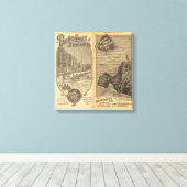 太平洋岸汽船会社2 キャンバスプリント (インサイチュ (ウッドフロア))