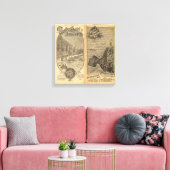 太平洋岸汽船会社2 キャンバスプリント (インサイチュ (リビング))