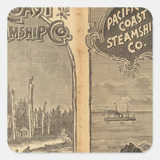 太平洋岸汽船会社2 スクエアシール (正面)