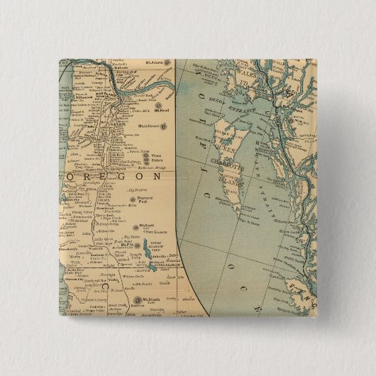 太平洋岸汽船会社 缶バッジ (正面)