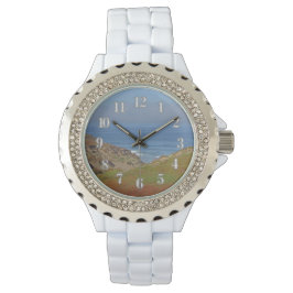 太平洋岸海景観写真ビーチ 腕時計