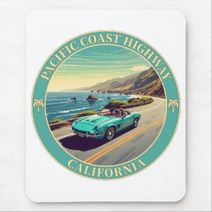 太平洋岸高速道路カリフォルニア州 マウスパッド