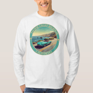 太平洋岸高速道路カリフォルニア州 Tシャツ