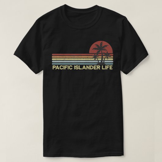 太平洋島民ライフ Tシャツ (デザイン正面)