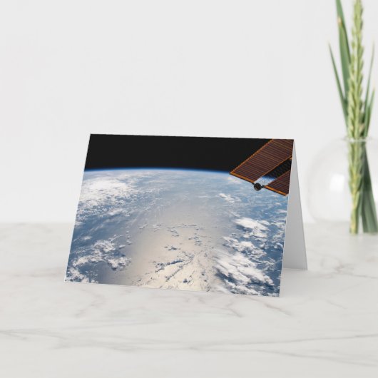 太平洋沖の夕暮れ周辺の雲 カード (正面)