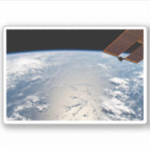 太平洋沖の夕暮れ周辺の雲 シール (正面)