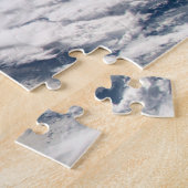 太平洋沖の夕暮れ周辺の雲 ジグソーパズル (側面)