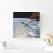 太平洋沖の夕暮れ周辺の雲 スクエア壁時計 (ホーム)