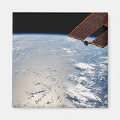 太平洋沖の夕暮れ周辺の雲 マグネット (正面)