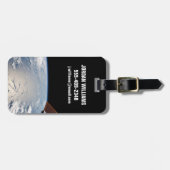 太平洋沖の夕暮れ周辺の雲 ラゲッジタグ (正面横)