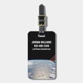 太平洋沖の夕暮れ周辺の雲 ラゲッジタグ (正面縦)