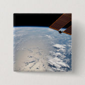 太平洋沖の夕暮れ周辺の雲 缶バッジ (正面)