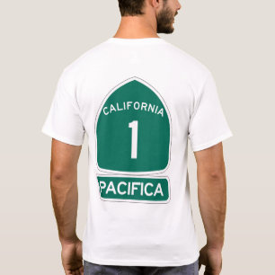 太平洋沿岸のハイウェーPCH - Pacifica Tシャツ