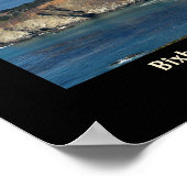 太平洋沿岸道路景観デザインポスター ポスター (角)