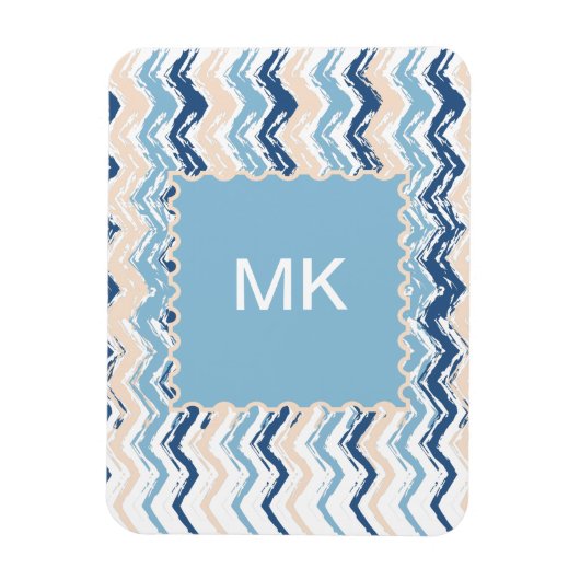 太平洋海シボロンパターン マグネット (縦)