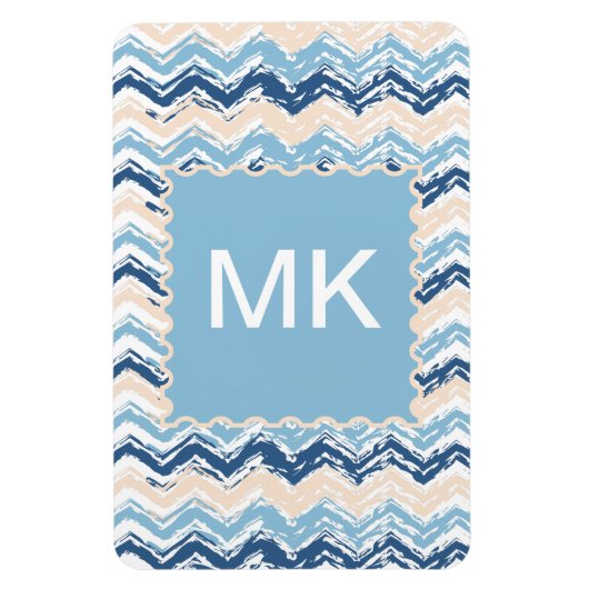 太平洋海シボロンパターン マグネット (縦)