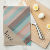 太平洋海ストライプ キッチンタオル (四つ折り)