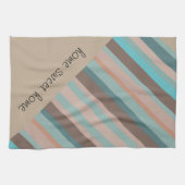 太平洋海ストライプ キッチンタオル (横)