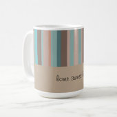 太平洋海ストライプ コーヒーマグカップ (正面左)