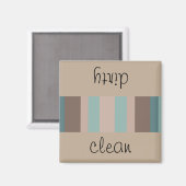 太平洋海ストライプ マグネット (正面/裏面)