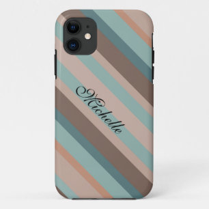 太平洋海ストライプ iPhone 11 ケース