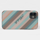 太平洋海ストライプ Case-Mate iPhoneケース (裏面(横))