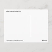 太平洋海パワフルな波はがき ポストカード (裏面)