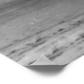 太平洋海ビーチシーン写真 ポスター (角)